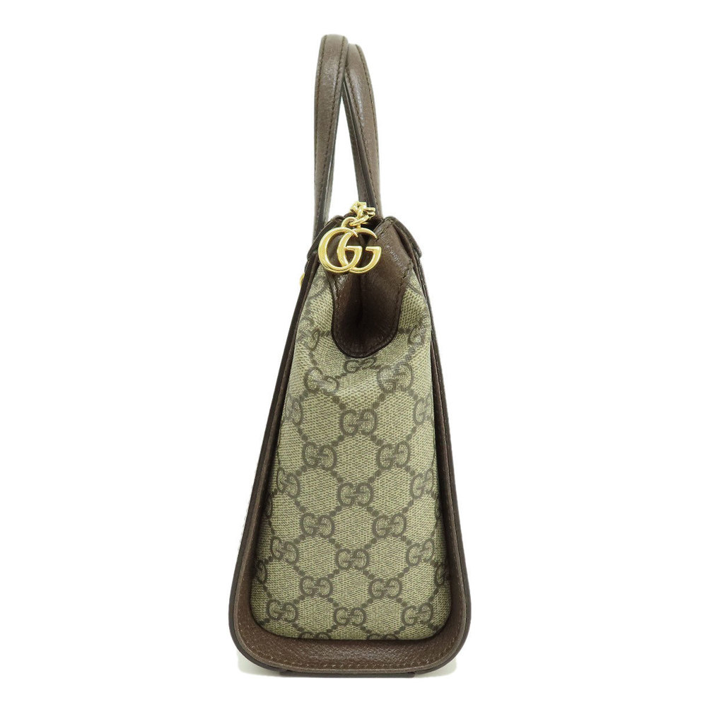 Gucci Ophidia GG 2way Handbag PVC Leather Brown - Picture 3 of 9